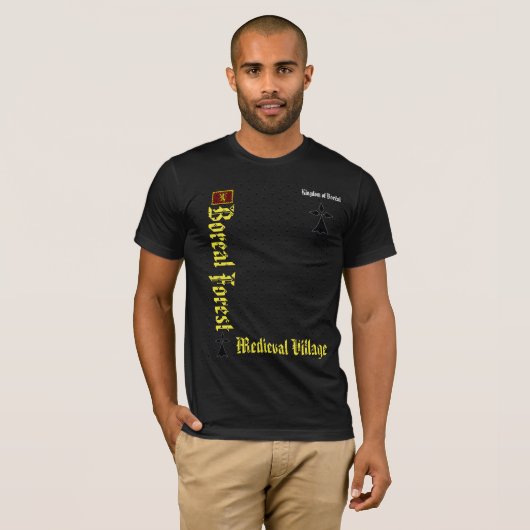 Boreal Forest Medieval Village T-shirt (Voorkant volledig)