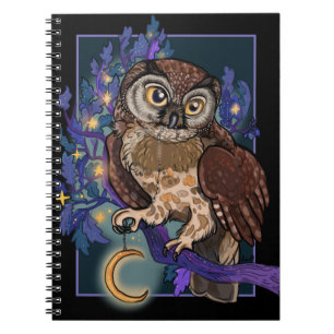 Boreale Nacht Owl Notitieboek
