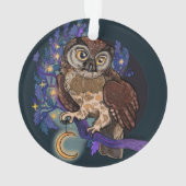 Boreale Nacht Owl Ornament (achterkant)