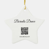 Borealis Dance Keramisch Ornament (Achterkant)