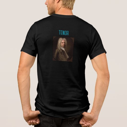 Borealis tenor Tri-Blend shirt (Achterkant)