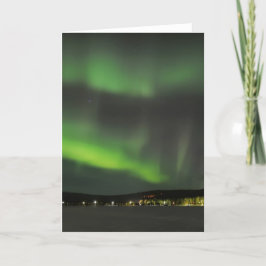 Borealis van de dageraad in het hemelwenskaart kaart