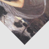 Boreas door John William Waterhouse, 1903 Tissuepapier (Detail)