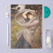 Boreas door John William Waterhouse Tissuepapier (Craft)