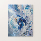 Boreas God of the North Wind from Greek Mythology Legpuzzel (Verticaal)