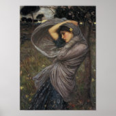 Boreas - John William Waterhouse Poster (Voorkant)