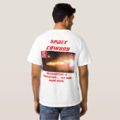 Borea's klein satellietorbitaal lanceersysteem. t-shirt (Achterkant volledig)