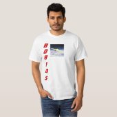 Borea's klein satellietorbitaal lanceersysteem. t-shirt (Voorkant volledig)