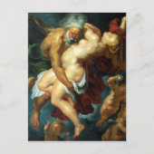 Boreas ontvoert Oreithya - Rubens Briefkaart (Voorkant)
