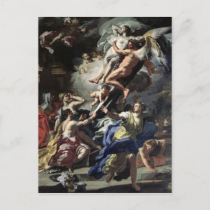 Boreas ontvoert Oreithyia Briefkaart