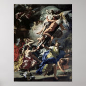 Boreas ontvoert Oreithyia Poster (Voorkant)