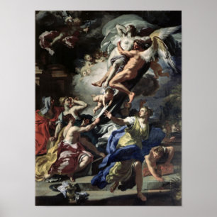 Boreas ontvoert Oreithyia Poster