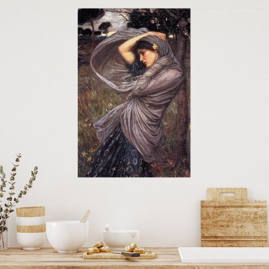 BoREAs, van John William Waterhouse, 1903 Poster (Keuken)