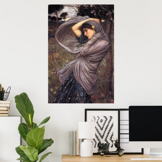 BoREAs, van John William Waterhouse, 1903 Poster (Thuiskantoor)