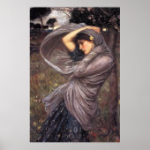 BoREAs, van John William Waterhouse, 1903 Poster (Voorkant)