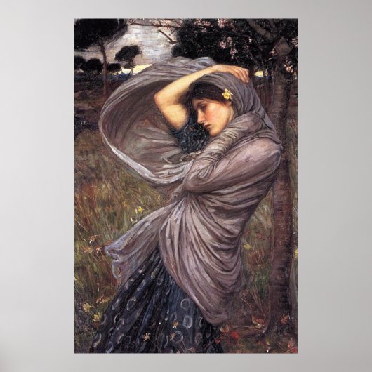 BoREAs, van John William Waterhouse, 1903 Poster (Voorkant)