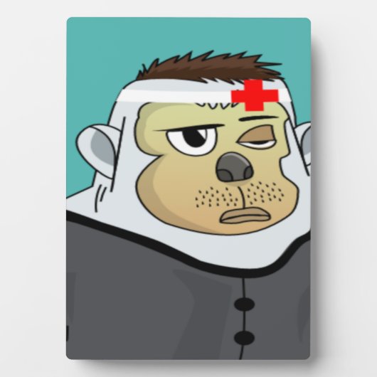 Bored Ape Fotoplaat (voorkant)