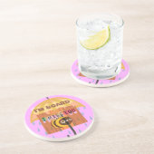 Bored Bee: Een regenachtige dag stemming. "Ik mis  Zandsteen Onderzetter (Zijkant)