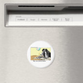 Bored Border Collie Funny Gifts T - shirts Collecb Magneet (Insitu (Vaatwasser))