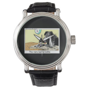 Bored Border Collie Funny Unisex Watch Horloge