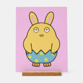 Bored Bunny Chick 04 Acryl Bord (Voorkant)