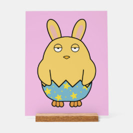 Bored Bunny Chick 04 Acryl Bord