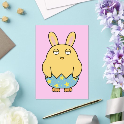 Bored Bunny Chick 04 Acryl Uitnodigingen (Insitu (Huwelijk))