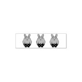 Bored Bunny Chick 04 Zelfinktende Stempel (Design)