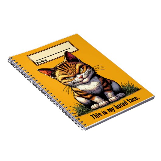 Bored Cat Notitieboek (Rechterzijde)