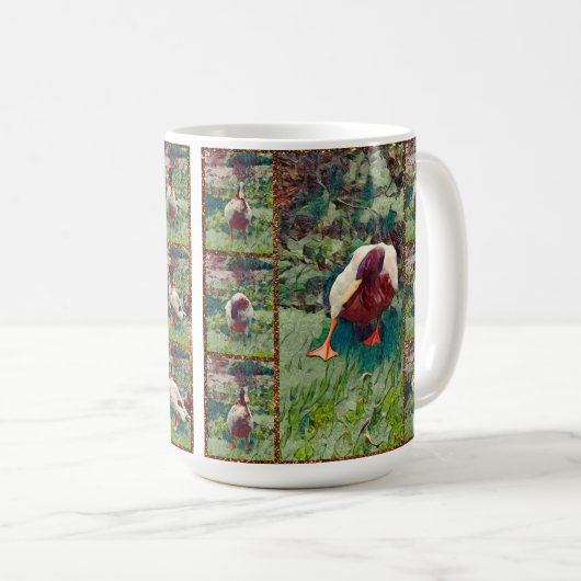 Bored Duck Photo Collage, Coffee Mok (Voorkant rechts)