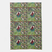 Bored Duck Photo Collage, Dish Towel Theedoek (Verticaal)