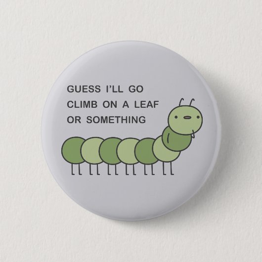 Bored Insect Ronde Button 5,7 Cm (Voorkant)