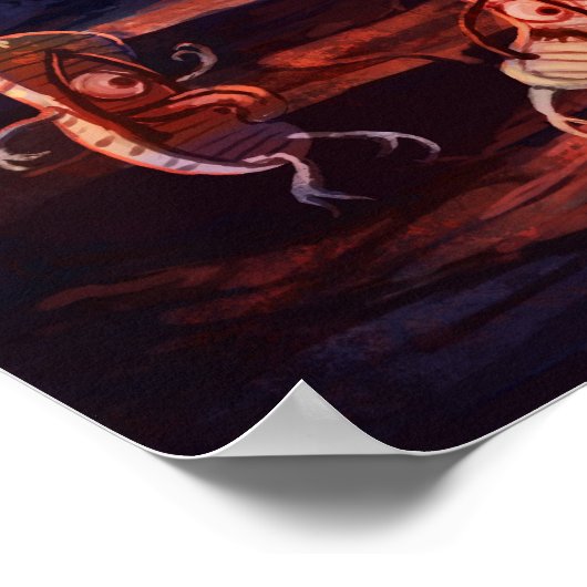 Bored Little Ghost Poster (Hoek)