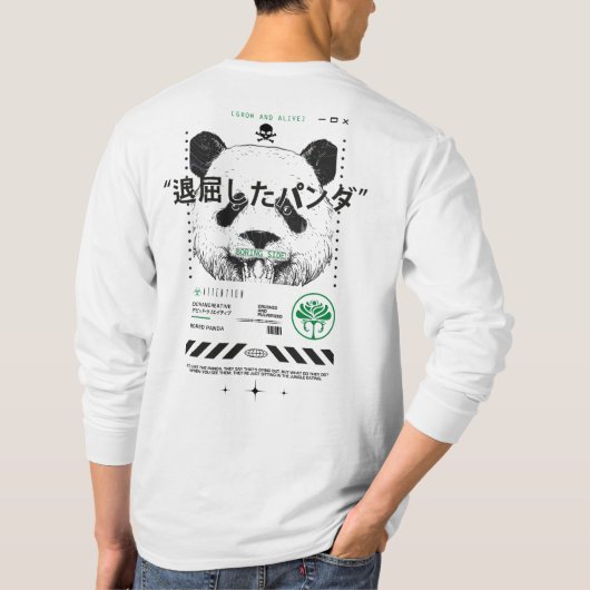 Bored Panda Streetwear T-shirt (Achterkant)