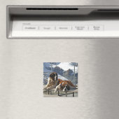 Bored St Bernard Magneet (Insitu (Vaatwasser))