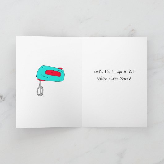 Bored, Stir Crazy? Video Chat Soon? Kaart (Binnen)