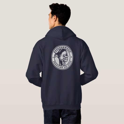 Borehamwood BJJ Club - Hoodie (Achterkant volledig)