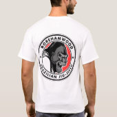 Borehamwood BJJ Club T-shirt (wit) (Achterkant)