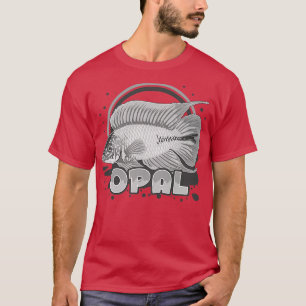 Borelli Dwarf Cichlid Apistogramma Opal Aquarium F T-shirt