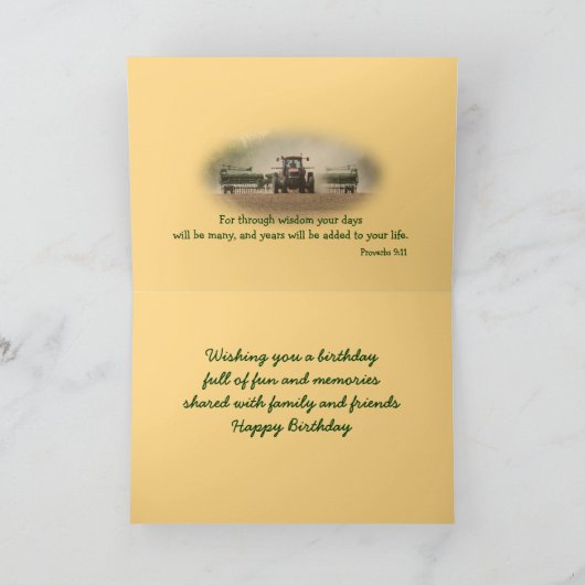 Boren Kansas tarwe 594xx aanpassen elke gelegenhei Kaart (Binnen)