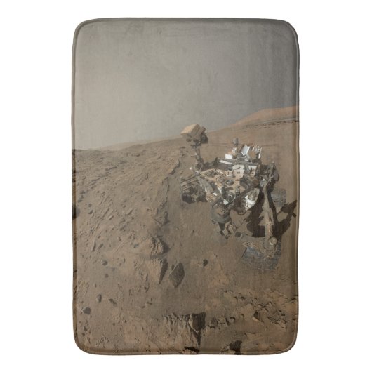 Boren Mars Curiosity Rode Marslandschap Badmat (Voorkant Verticaal)
