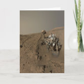 Boren Mars Curiosity Rode Marslandschap Kaart (Voorkant)