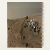 Boren Mars Curiosity Rode Marslandschap Planner (Achterkant)