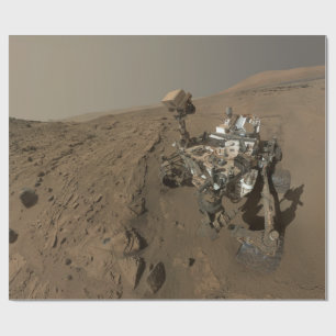 Boren Mars Curiosity Rood Mars Landschap Cadeaupapier