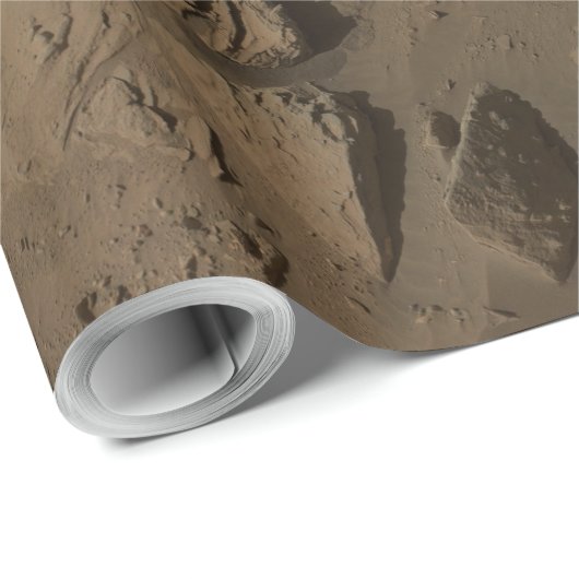 Boren Mars Curiosity Rood Mars Landschap Cadeaupapier (Rol Hoek)