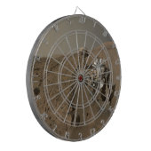 Boren Mars Curiosity Rood Mars Landschap Dartbord (Voorkant Links)