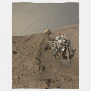 Boren Mars Curiosity Rood Mars Landschap Fleece Deken