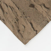 Boren Mars Curiosity Rood Mars Landschap Fleece Deken (Hoek)
