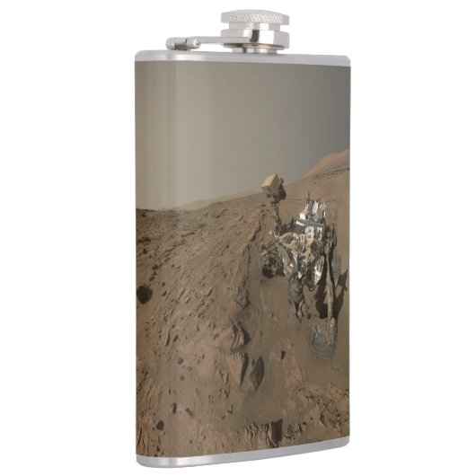 Boren Mars Curiosity Rood Mars Landschap Heupfles (Rechts)