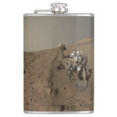 Boren Mars Curiosity Rood Mars Landschap Heupfles (Voorkant)